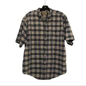 Northwest Territory Naturals, Tan & Gray Plaid, XL